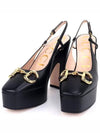 Women High Heel Pumps Heel Black - GUCCI - BALAAN.