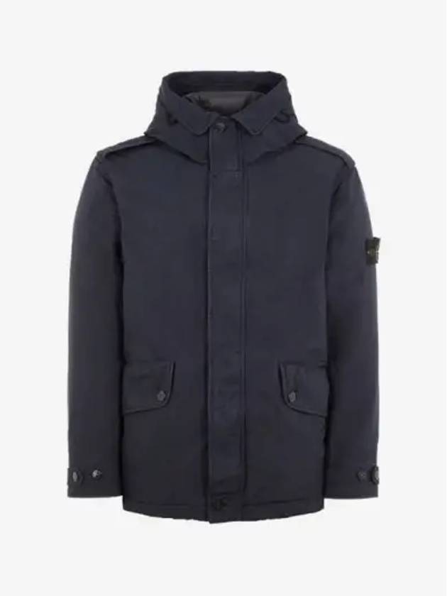 David-TC Down Short Parka Navy - STONE ISLAND - BALAAN 3