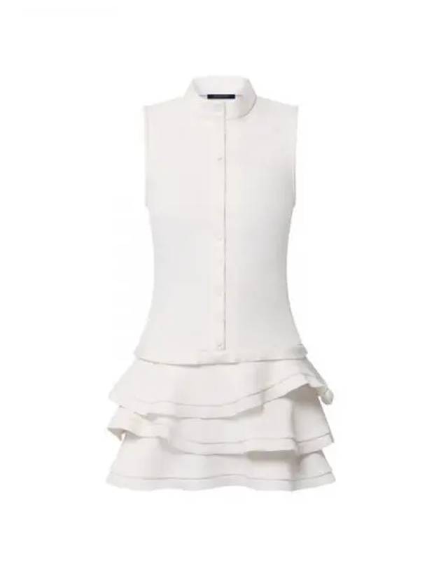 Low waist ruffle dress 1AFYXU - LOUIS VUITTON - BALAAN 1