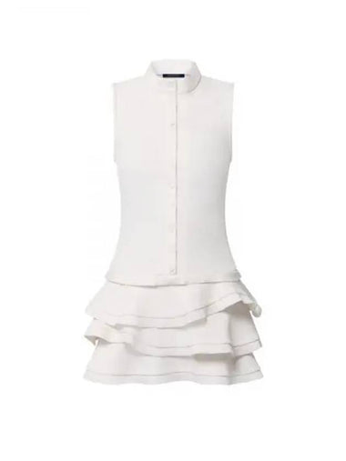 Low waist ruffle dress 1AFYXU - LOUIS VUITTON - BALAAN 1