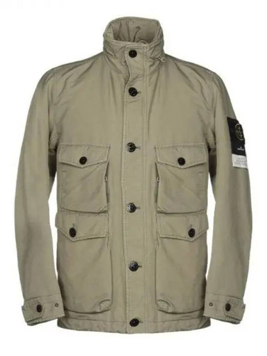 David TC Logo Patch Jacket Light Khaki - STONE ISLAND - BALAAN 2