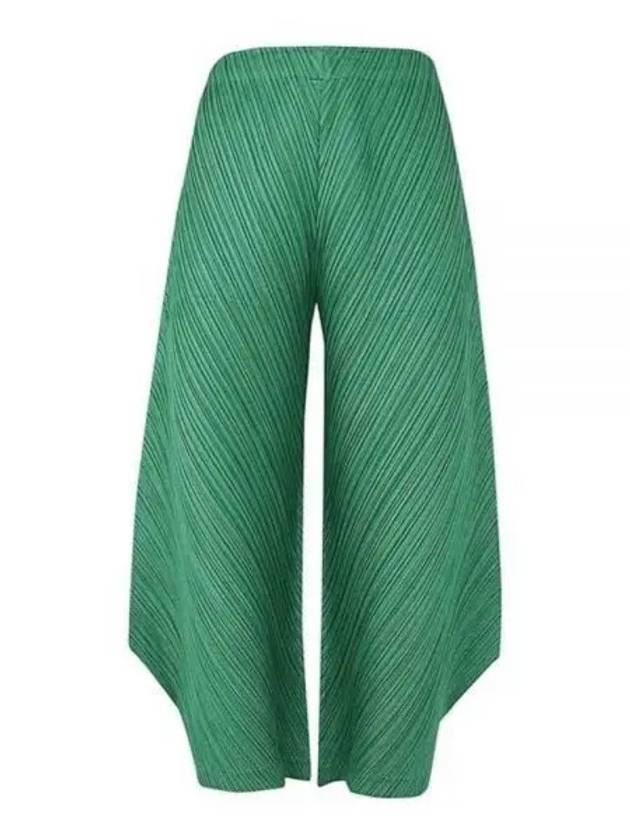 Pleated Wide Pants Green - ISSEY MIYAKE - BALAAN 2