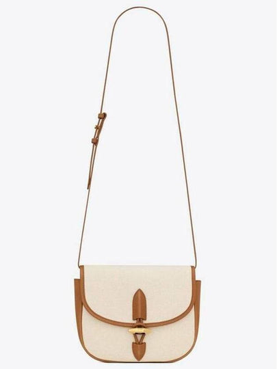 Le Caban Satchel Shoulder Bag Ivory - SAINT LAURENT - BALAAN 2