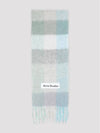 Muffler Scarf CA0084 DQG TURQUOISE GRAY MINT GREEN - ACNE STUDIOS - BALAAN 1