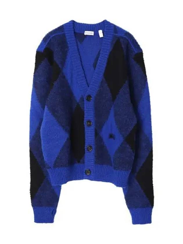 Argyle Wool Cardigan Men s - BURBERRY - BALAAN 1