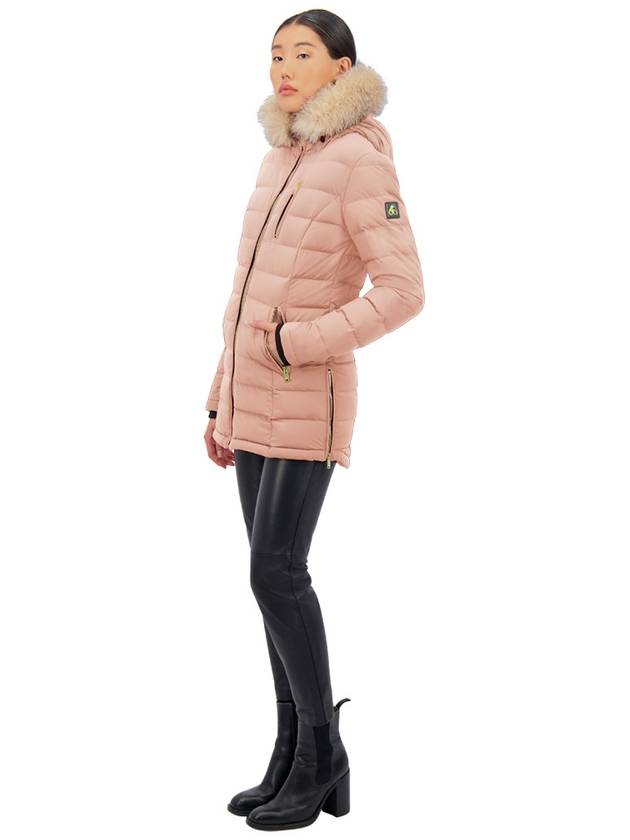 Women's fur lightweight down jacket ROSELAWN2 JACKET - MOOSE KNUCKLES - BALAAN 12