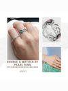 Double G Flower Ring Silver - GUCCI - BALAAN 9