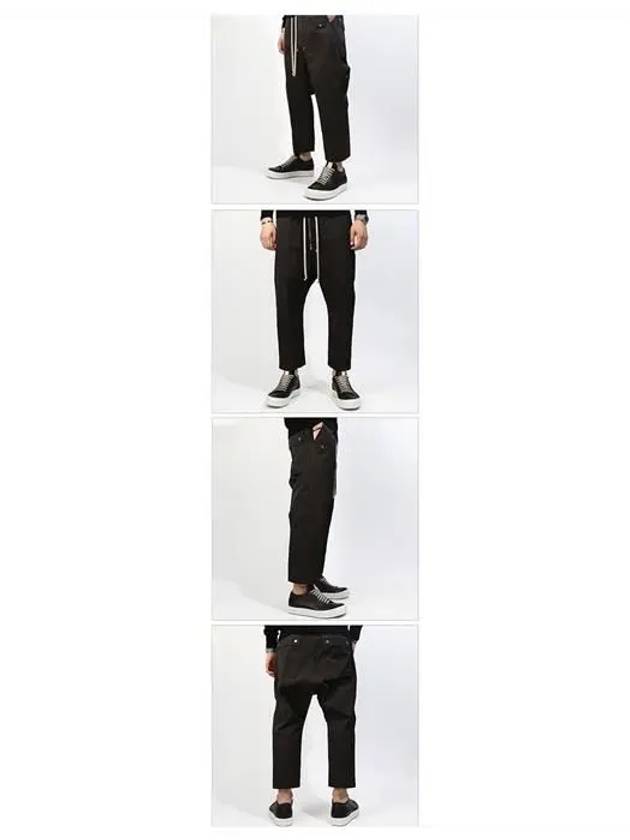 Bela Drop-Crotch Baggy Pants Brown - RICK OWENS - BALAAN 3