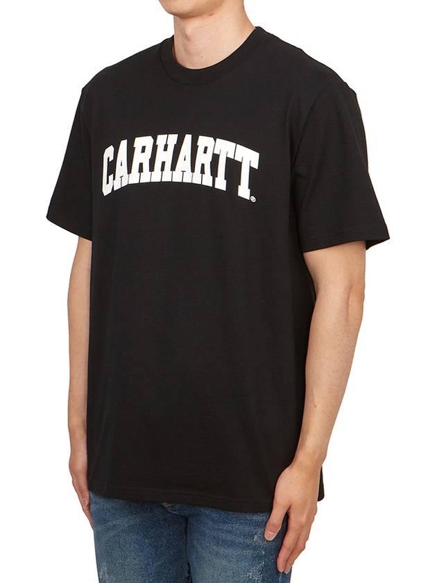 University Short Sleeve T-Shirt Black - CARHARTT WIP - BALAAN 3