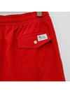 Embroidered Logo Drawstring Swim Shorts Red - POLO RALPH LAUREN - BALAAN 6