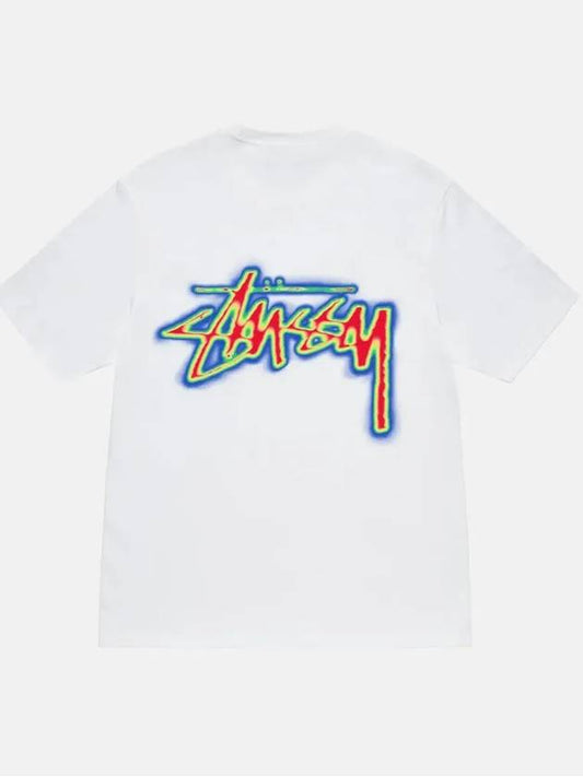 Thermal Stock Short Sleeve T-Shirt White 1905023 - STUSSY - BALAAN 2