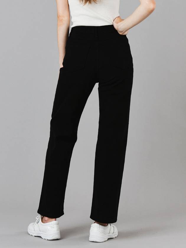 Non-span Waist Back Banding Wide Black Pants DO9232PT62-1 - DOYOUKNOWMC GOLF WEAR - BALAAN 3