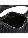 Wander Materasse Nappa Leather Mini Hobo Tote Bag Black - MIU MIU - BALAAN 11