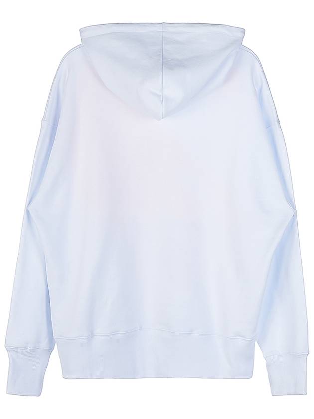 Men's Hand Print Cotton Hoodie White - MSGM - BALAAN 3