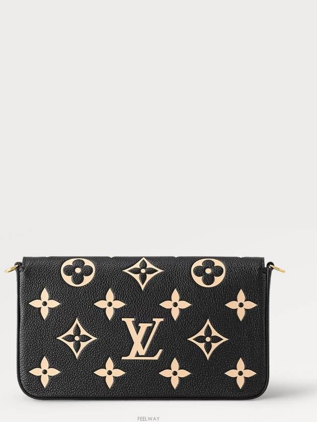 Felicie Pochette Shoulder Bag Black - LOUIS VUITTON - BALAAN 4