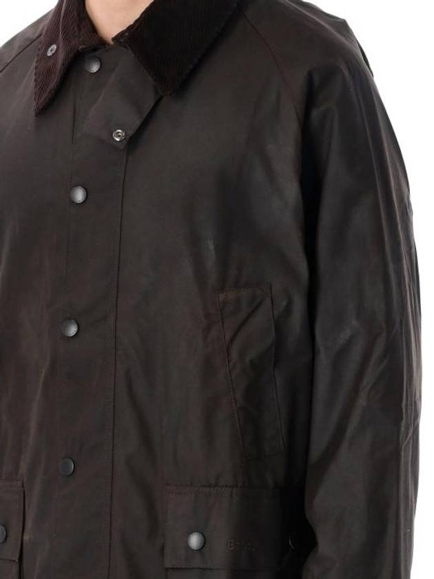 Men's Classic Bedale Wax Jacket Olive - BARBOUR - BALAAN 4