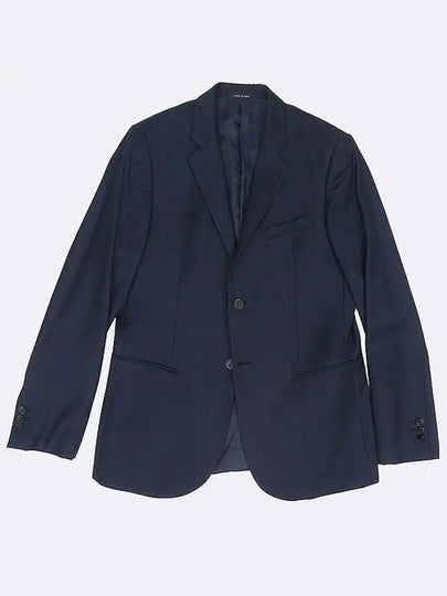 Armani Navy Color Check Pattern 100 Virgin Wool Men s Suit SET 50 - GIORGIO ARMANI - BALAAN 2