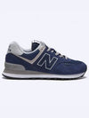 574 Classic Low Top Sneakers Navy - NEW BALANCE - BALAAN 2