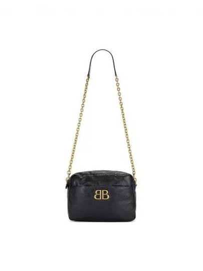 Monaco Camera Small Cross Bag Black - BALENCIAGA - BALAAN 2