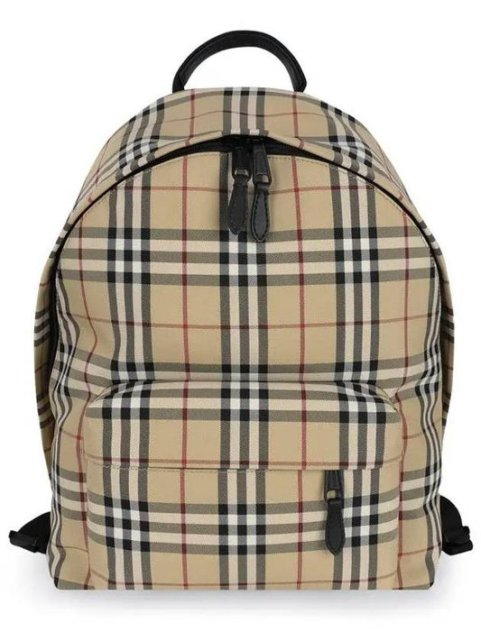 Vintage Check Motif Nylon Backpack Beige - BURBERRY - BALAAN 2