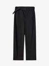 Twisted Belted Pants Heavy Denim Black - LEMAIRE - BALAAN 2