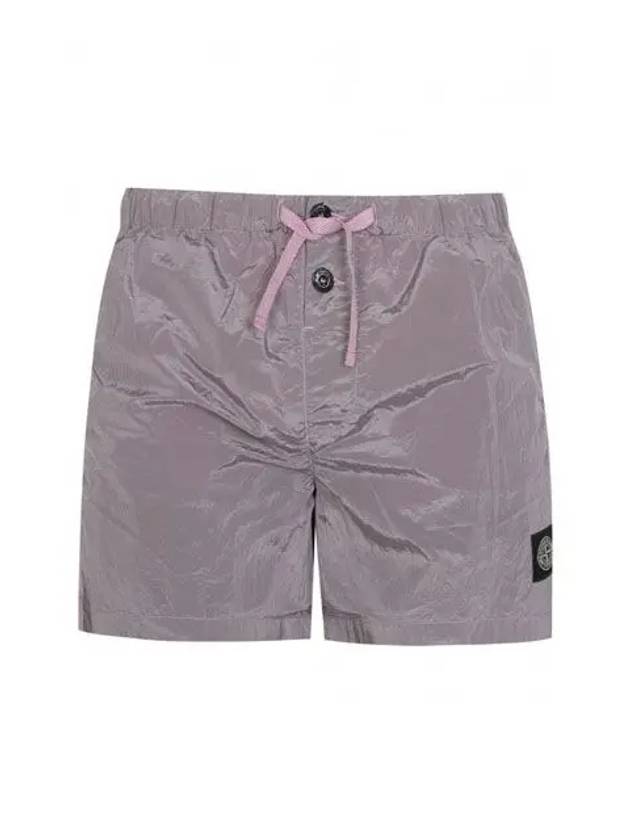 Men's Logo Patch Swim Shorts Rose Quartz - STONE ISLAND - BALAAN 3