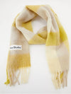 Check Muffler Shawl Yellow CA0084 - ACNE STUDIOS - BALAAN 4