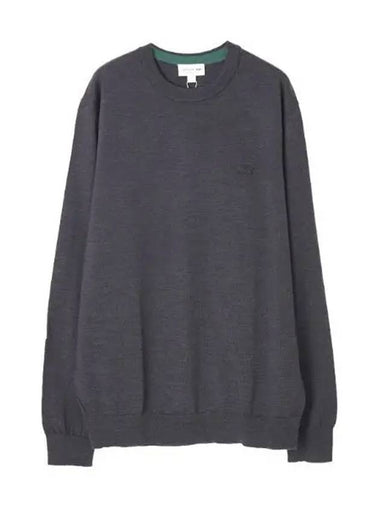 Crewneck merino wool sweater - LACOSTE - BALAAN 1