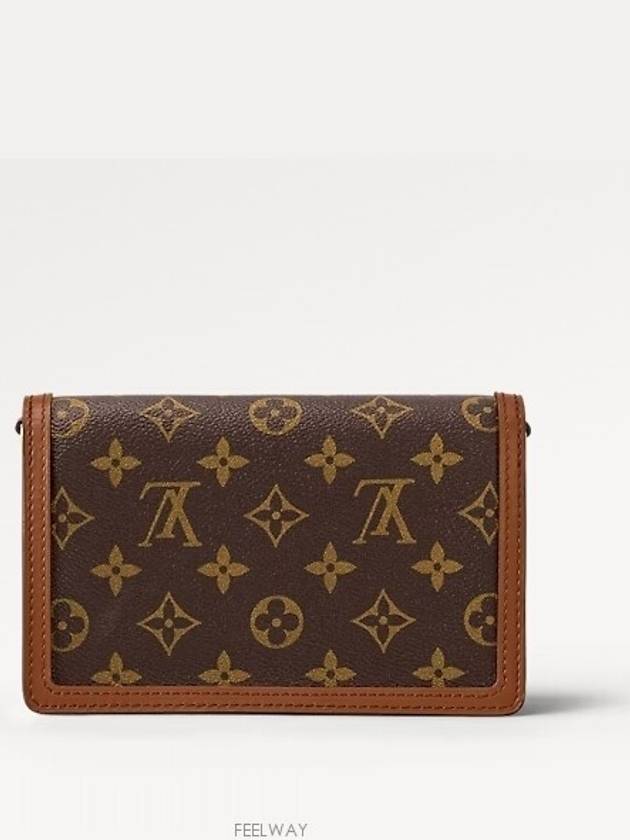 Dauphine Chain Long Wallet Brown - LOUIS VUITTON - BALAAN 9