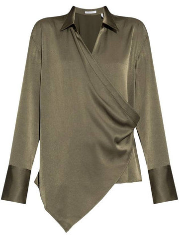 Helmut Lang Wrap Relax Shirt.Flu Clothing - HELMUT LANG - BALAAN 1