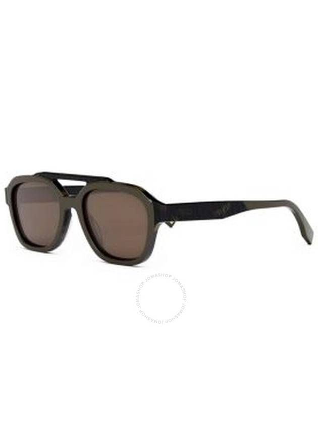 Fendi Brown Navigator Men's Sunglasses FE40076U 50E 52 - FENDI - BALAAN 1