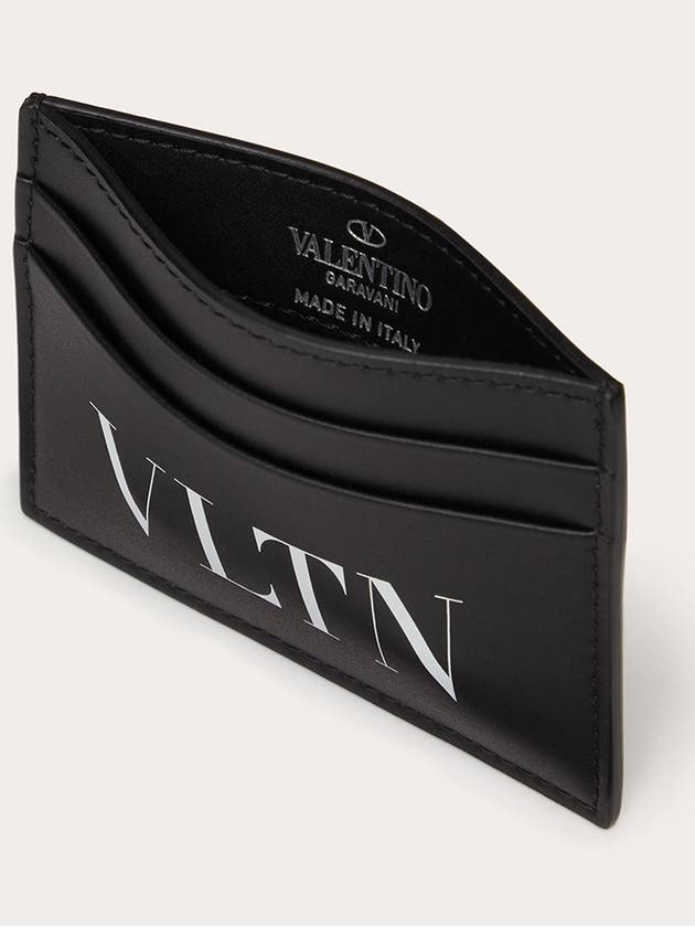 VLTN Logo Card Wallet Black - VALENTINO - BALAAN 4