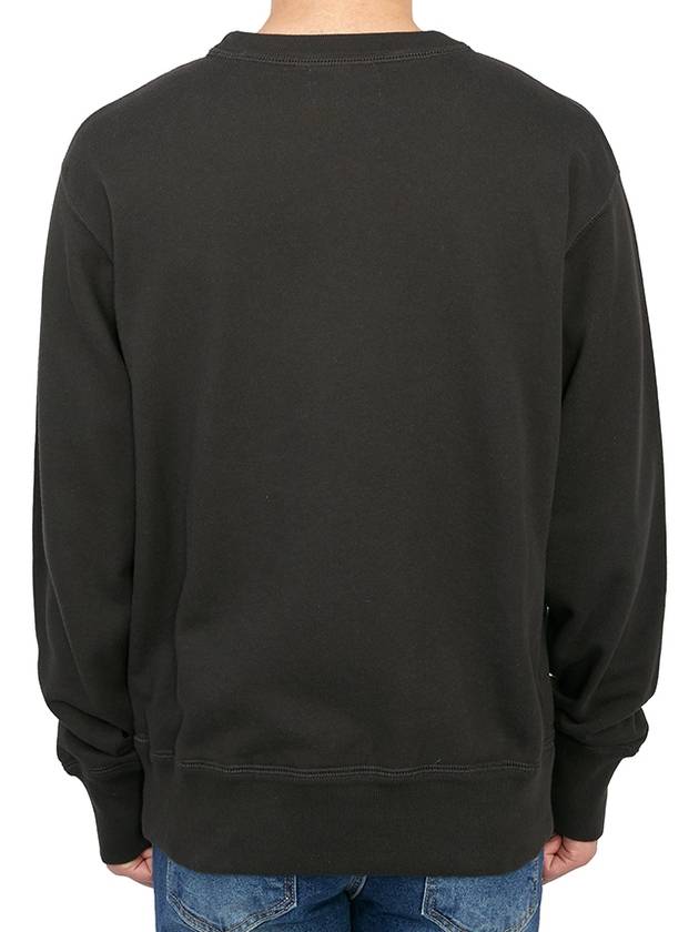 Men's Mike Logo Sweatshirt Dark Brown - ISABEL MARANT - BALAAN 5