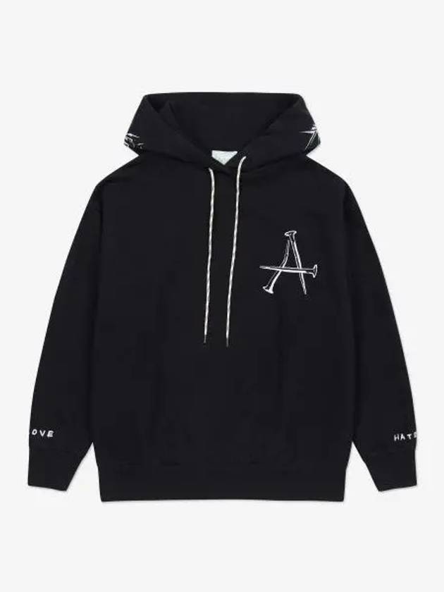 Bad Friday Hoodie Black STAR20014BLK - ARIES - BALAAN 1