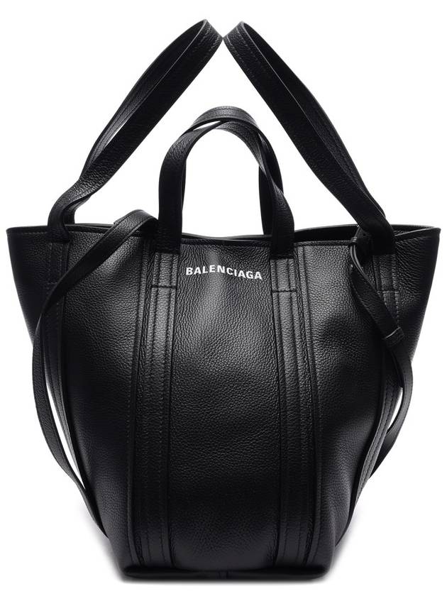 Calfskin Everyday Tote Bag Black - BALENCIAGA - BALAAN 3