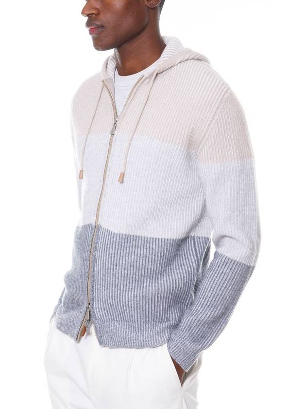 Eleventy cashmere block hooded zip up F76MAGF42 - ELEVENTY MILANO - BALAAN 2