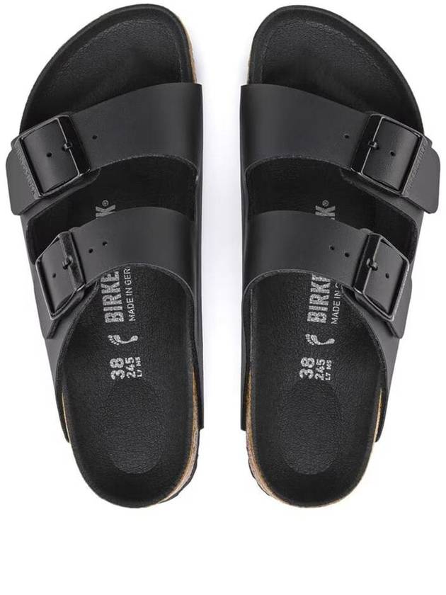 Arizona Double Buckle Slippers Black - BIRKENSTOCK - BALAAN 4