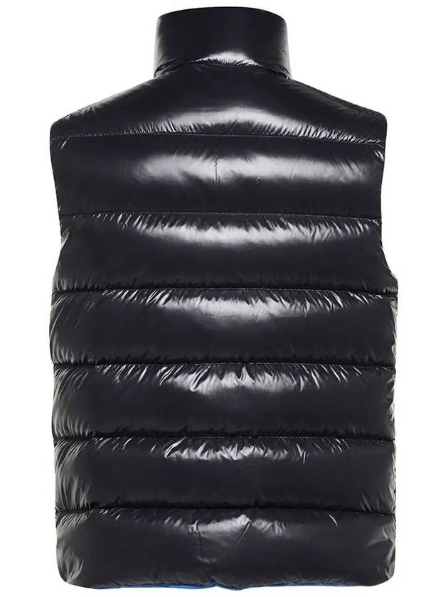 Parke Logo Patch Down Vest Black - MONCLER - BALAAN 4