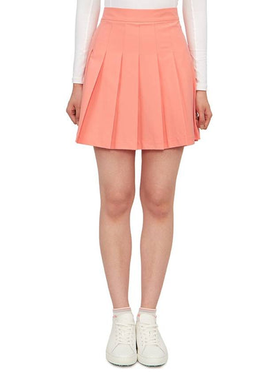 Adina Pleated Skirt Orange - J.LINDEBERG - BALAAN 2