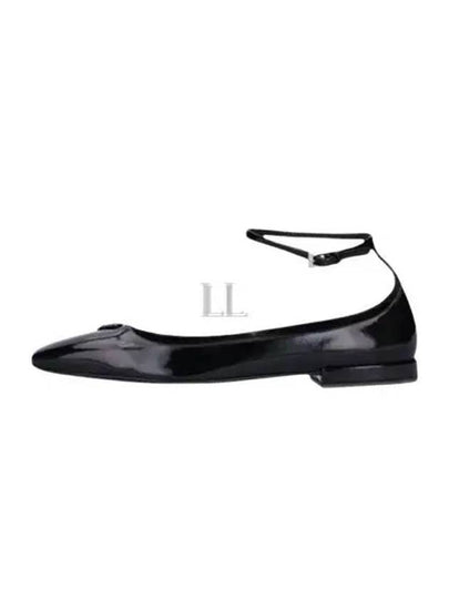 Patent Leather Ballerina Flats Black - PRADA - BALAAN 2