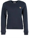 Fox Head Patch Regular Sweatshirt Ink Blue - MAISON KITSUNE - BALAAN 2