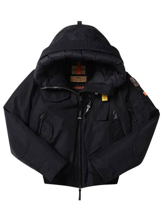 Women's GOBI Hooded Bomber Padded Jacket Black - PARAJUMPERS - BALAAN 2