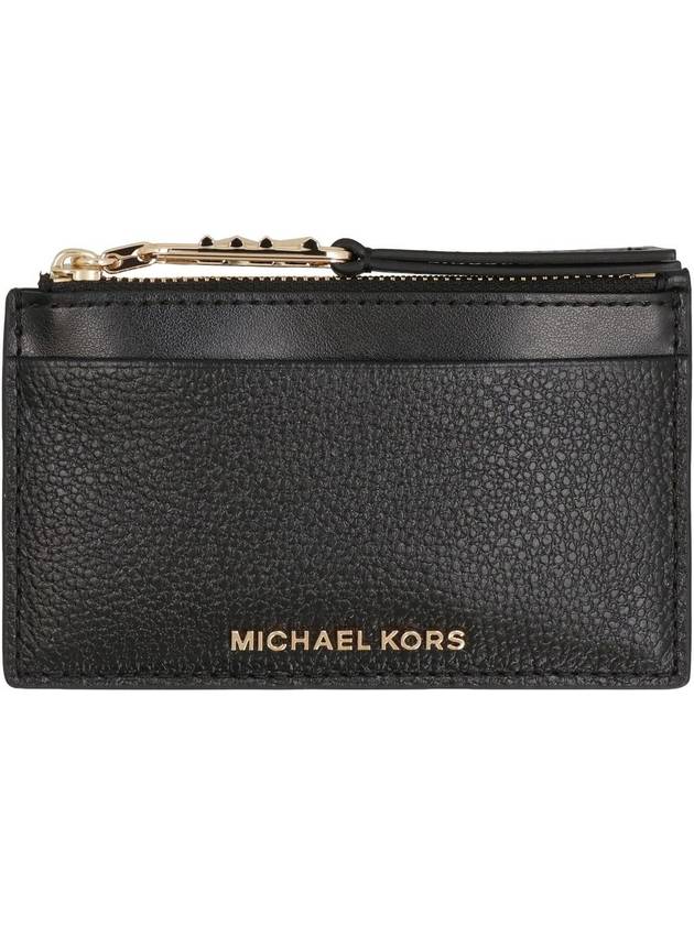 Michael Kors Empire Leather Card Holder - MICHAEL KORS - BALAAN 2