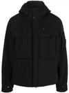 Men's Shell R Lens Wappen Hooded Jacket Black - CP COMPANY - BALAAN 2