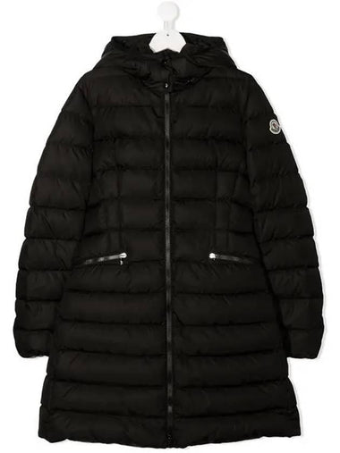 Moncler Kids 6 8 CHARPAL Hooded Down Coat Black - MONCLER - BALAAN 1