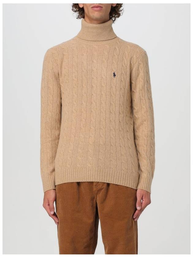 WOOL CASHMERE SWEATER WITH FRONTAL LOGO 710876836006 B0651227403 - POLO RALPH LAUREN - BALAAN 2