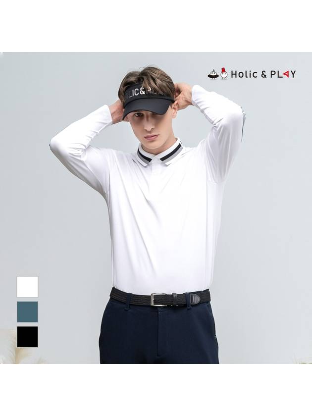 Men s sleeve color combination unique t shirt HC3MTS002 - HOLIC&PLAY - BALAAN 3