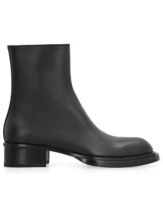 Zip Biker Boots Black - ALEXANDER MCQUEEN - BALAAN 2