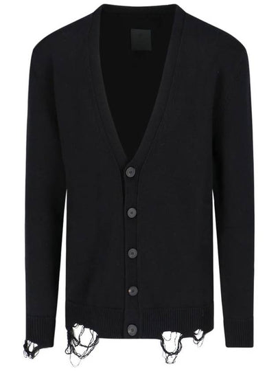 Back Logo Cardigan Black - GIVENCHY - BALAAN 2