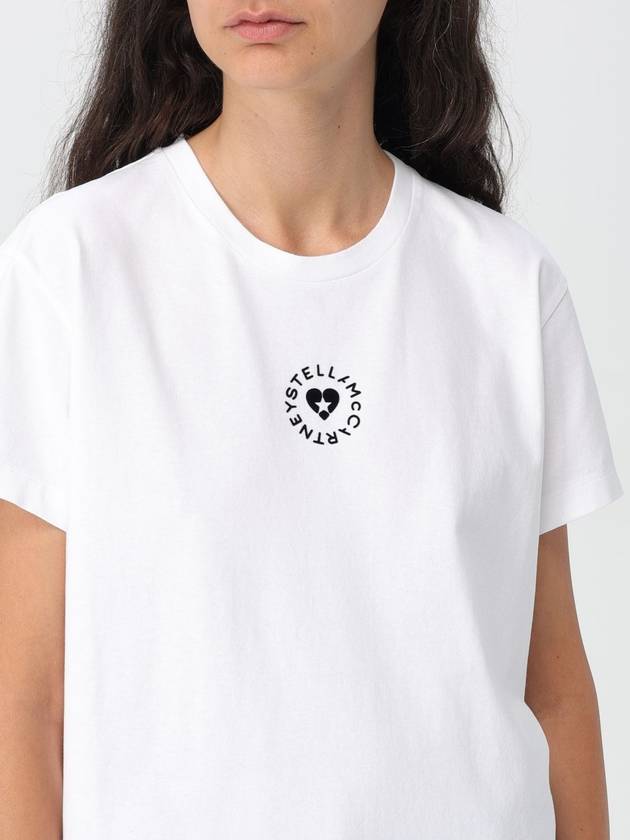 T-shirt con mini logo Stella McCartney - STELLA MCCARTNEY - BALAAN 5